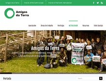 Tablet Screenshot of amigosdaterra.net